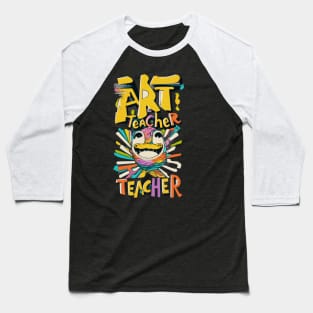 Art teacher funny cute victor design Baseball T-Shirt